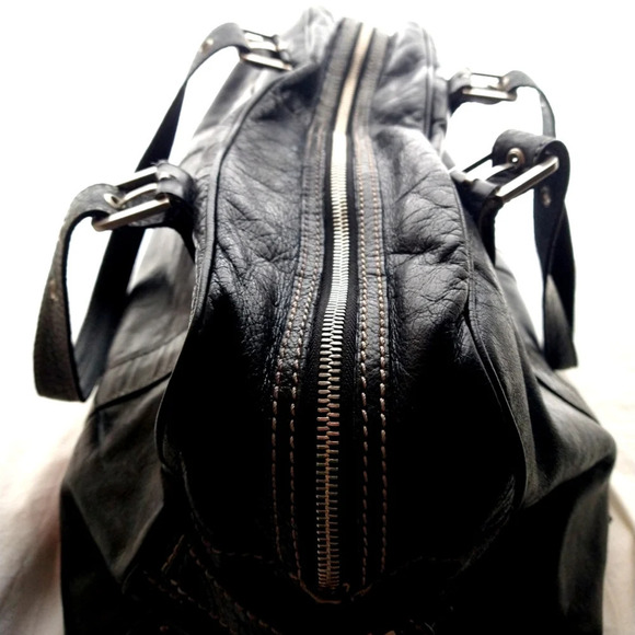 Francesco Biasia Distressed Hobo Satchel EUC ❤️ - Picture 7 of 11